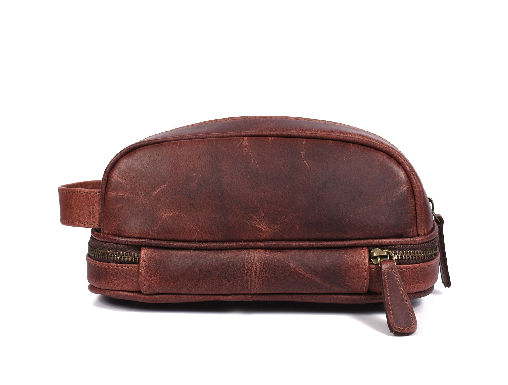 Akron Leather Toiletry Bag - Velora Luxury Fashion