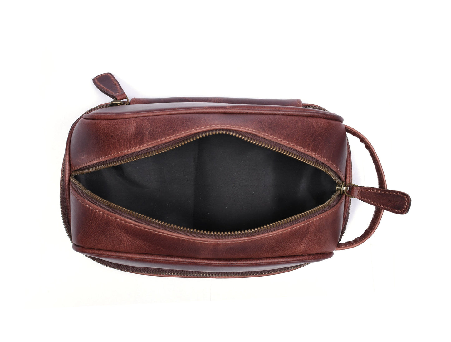 Akron Leather Toiletry Bag - Velora Luxury Fashion
