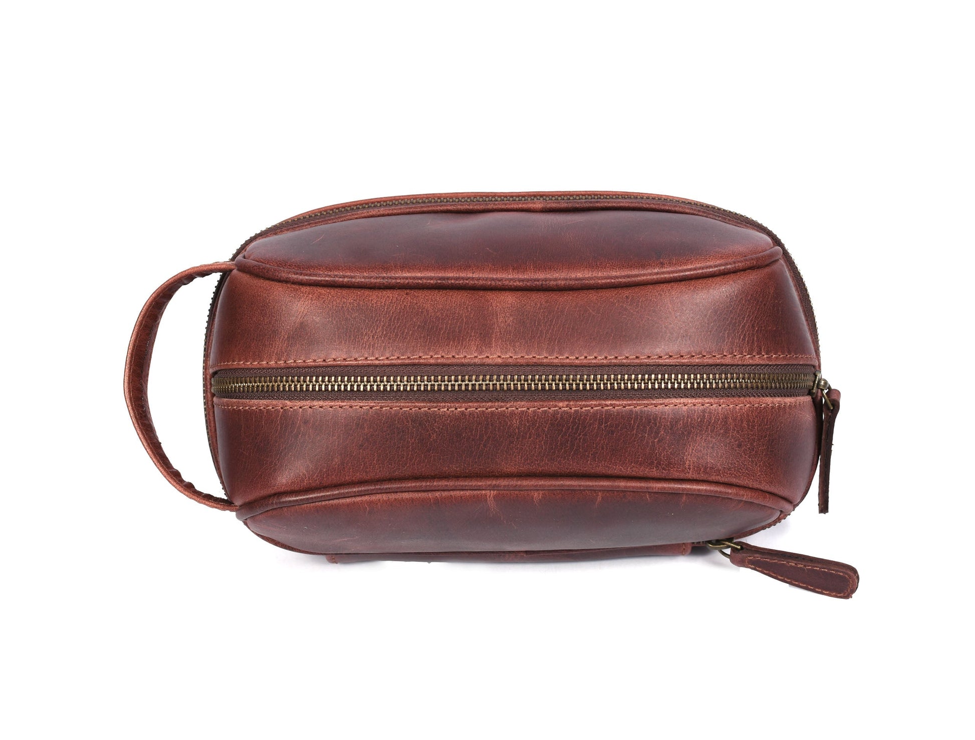 Akron Leather Toiletry Bag - Velora Luxury Fashion