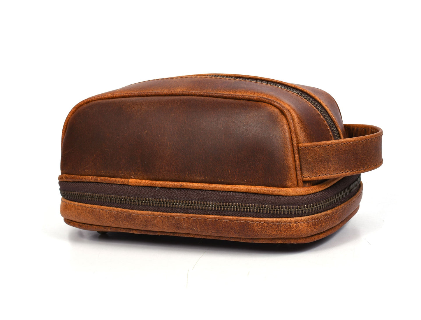 Akron Leather Toiletry Bag - Velora Luxury Fashion