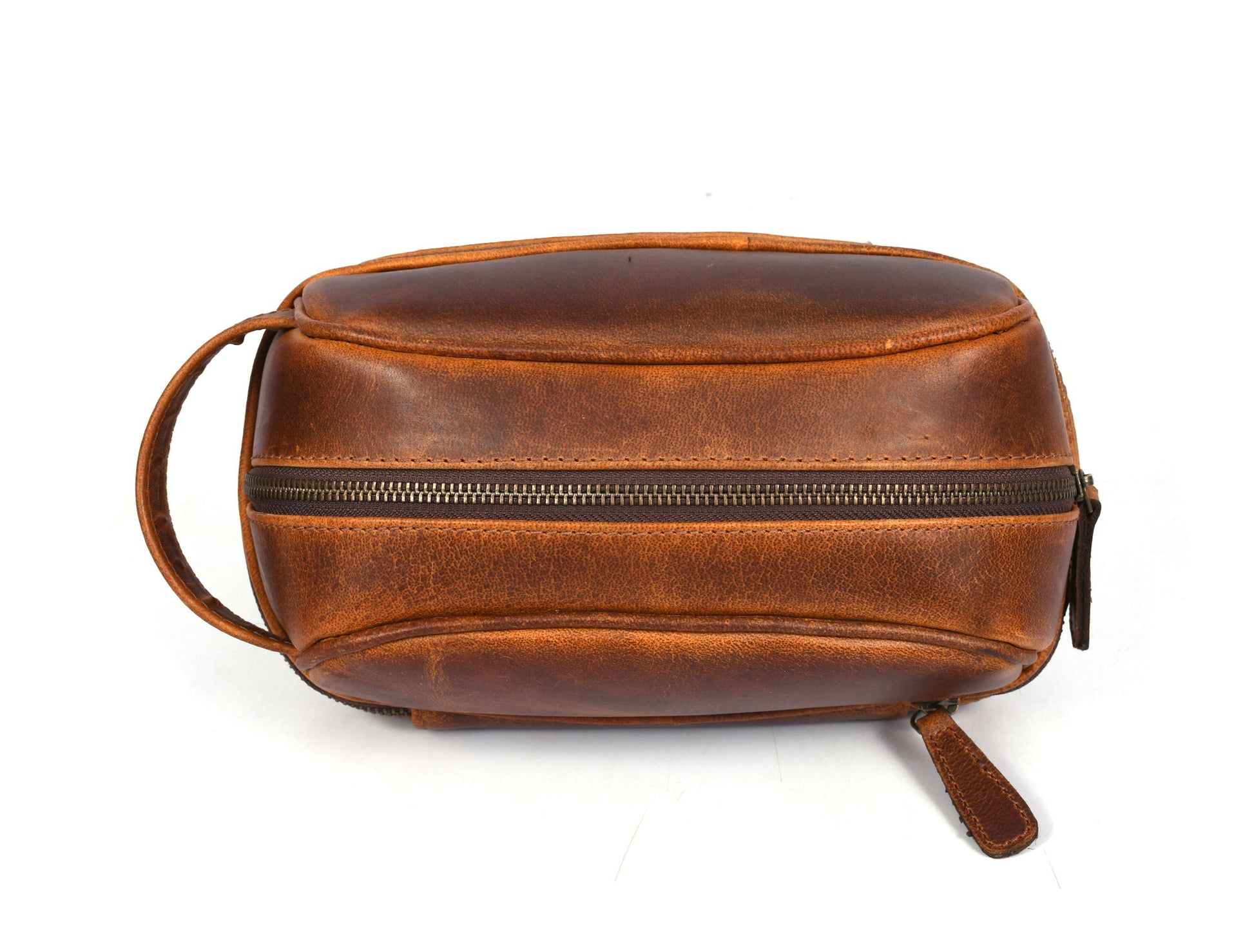 Akron Leather Toiletry Bag - Velora Luxury Fashion
