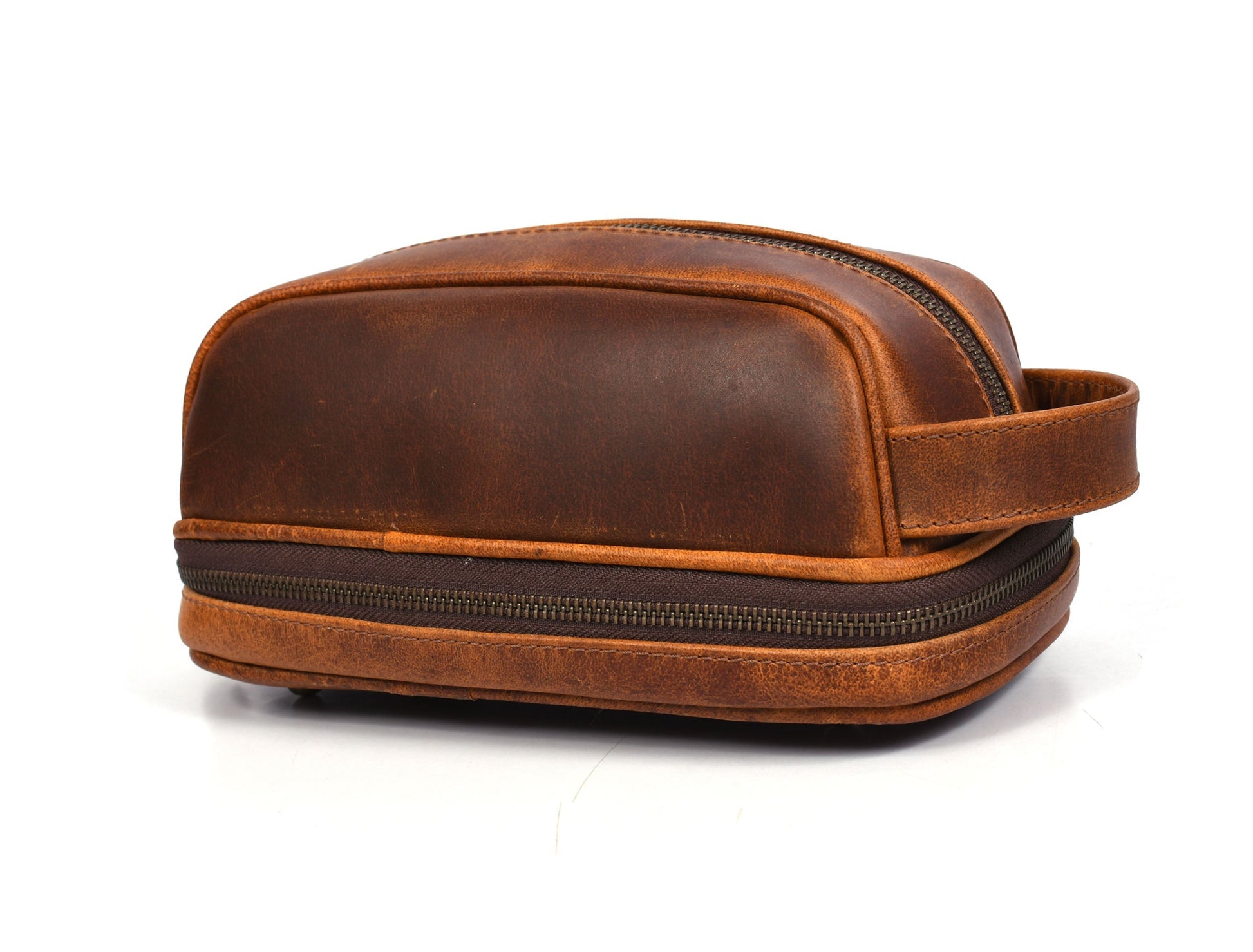 Akron Leather Toiletry Bag - Velora Luxury Fashion