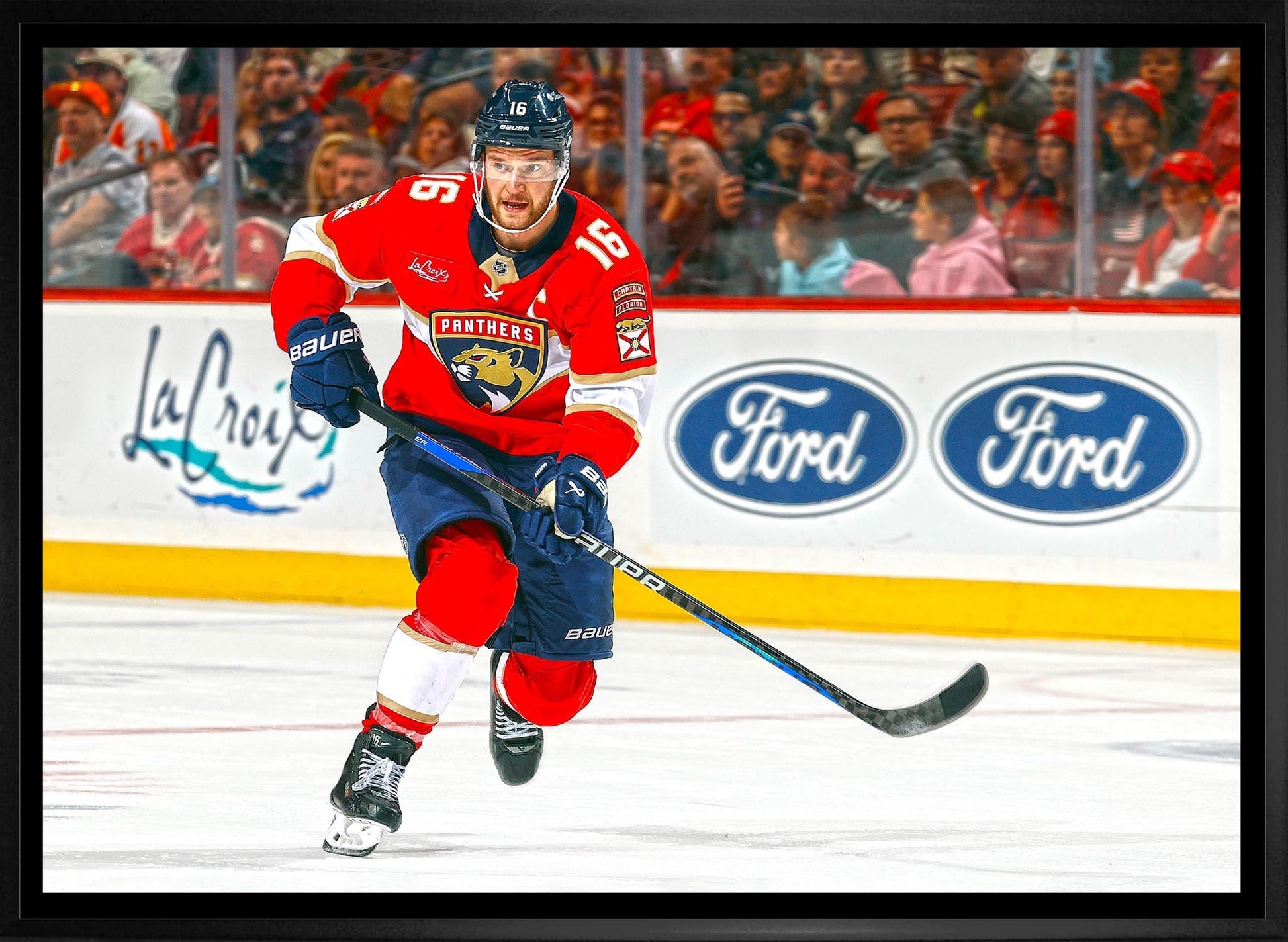 Aleksander Barkov 20x29 Framed Canvas Florida Panthers - Velora Luxury Fashion