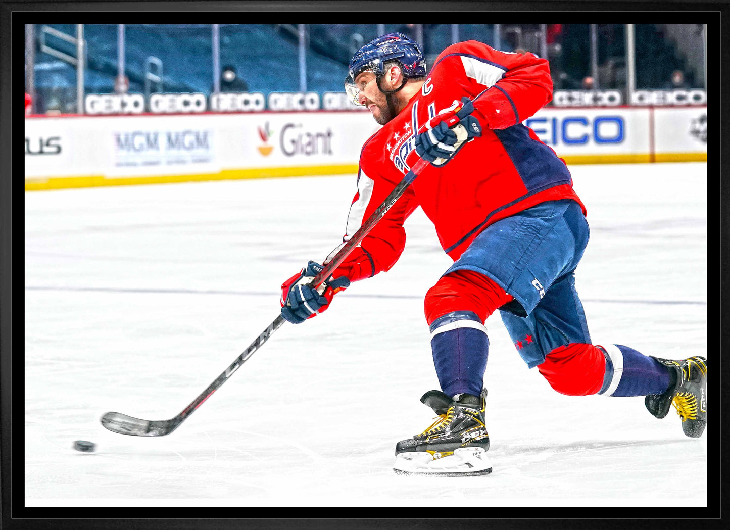 Alexander Ovechkin Washington Capitals Framed 20x29 Shooting Canvas - Velora Luxury Fashion