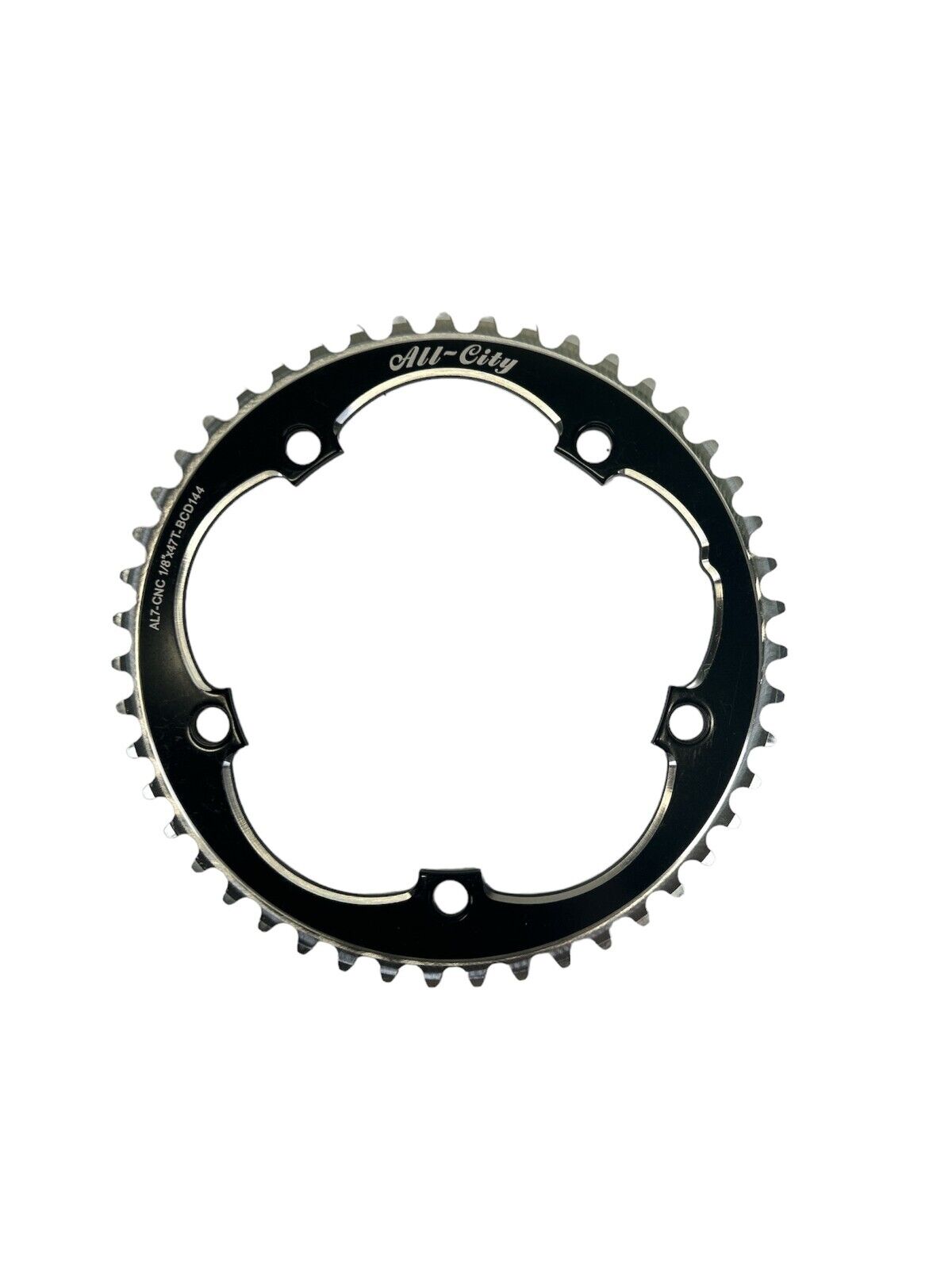 All-City 612 Track Chainring, 144mm BCD, 47t - Velora Luxury Fashion