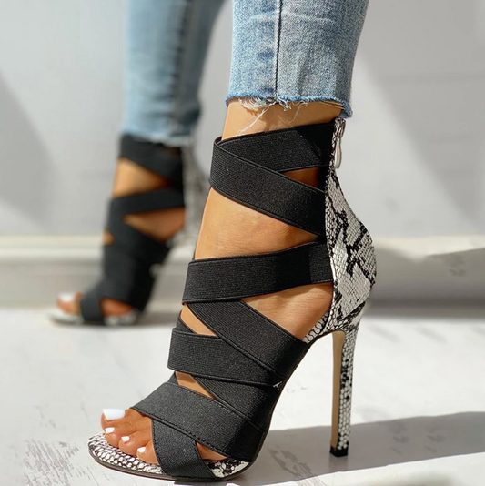 Ankle Wrap Heels - Velora Luxury Fashion