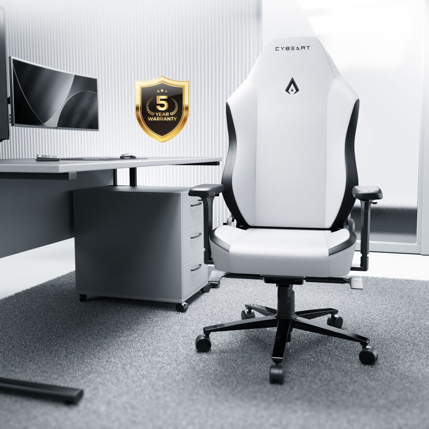 Apex Series - Arctic White Gaming Chair