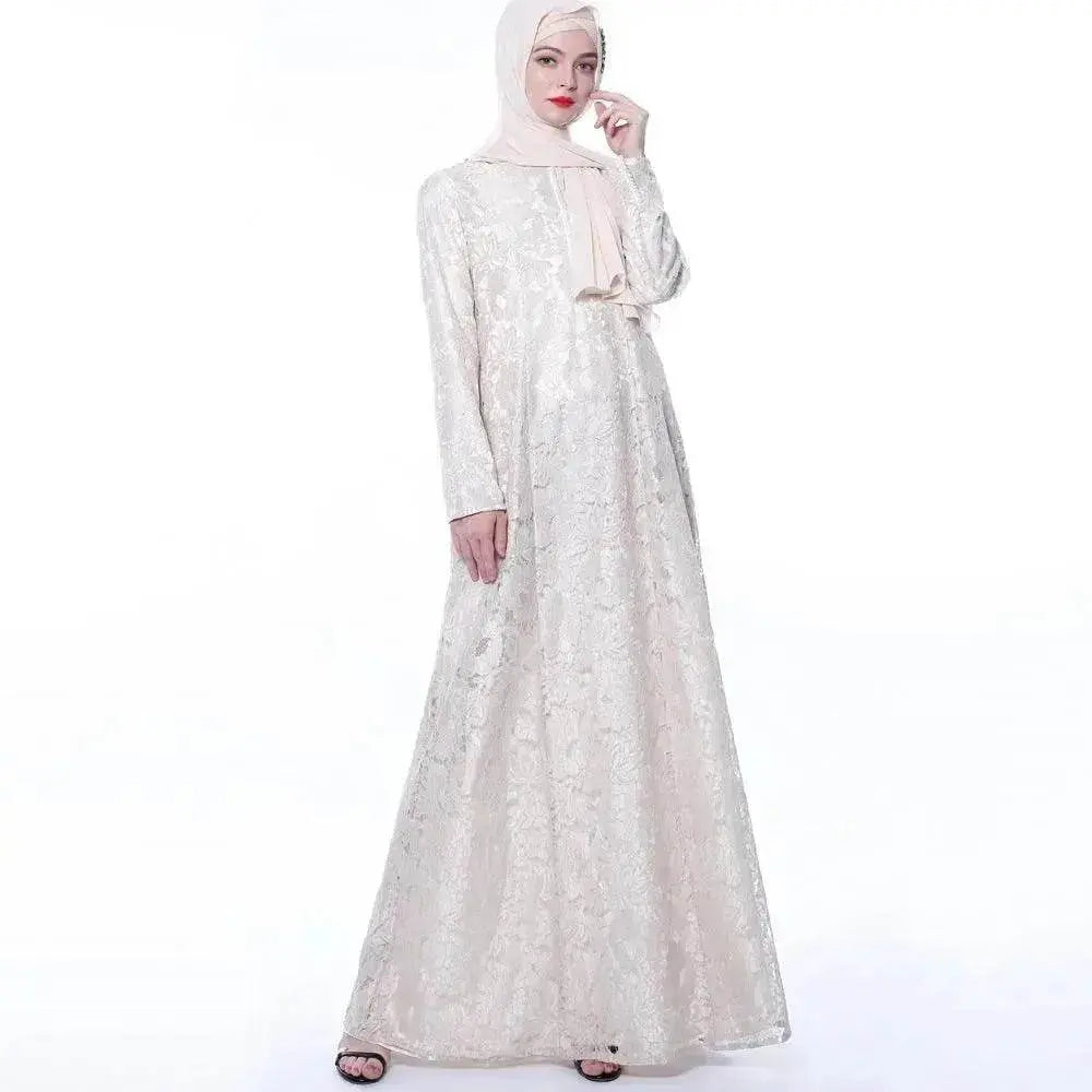 Women's Lace Abaya Dress