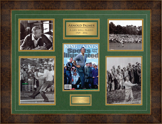 Arnold Palmer Framed Sports Illustrated Collage - Velora Luxury Fashion