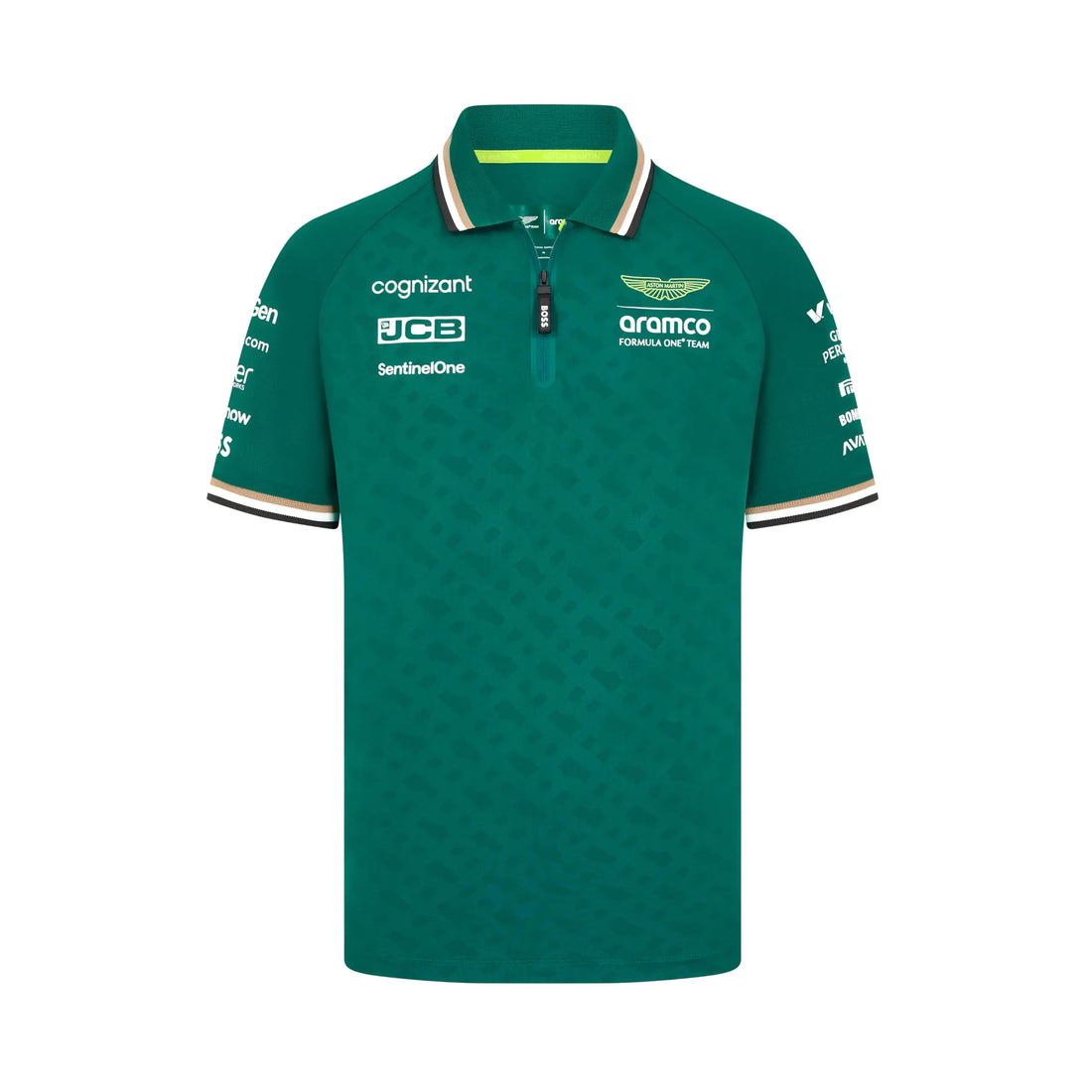 Aston Martin F1 Mens 2024 Team Polo - Green - Size: XX-Large - Velora Luxury Fashion