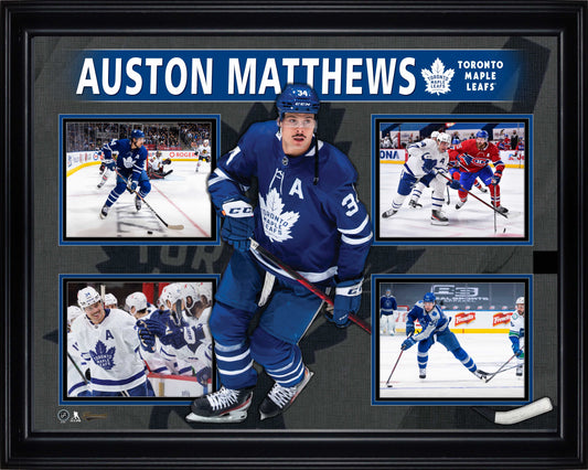 Auston Matthews Framed 4 Photo Collage - Velora Luxury Fashion