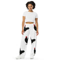 Australorp All-over print unisex wide-leg pants - Velora Luxury Fashion