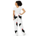 Australorp All-over print unisex wide-leg pants - Velora Luxury Fashion