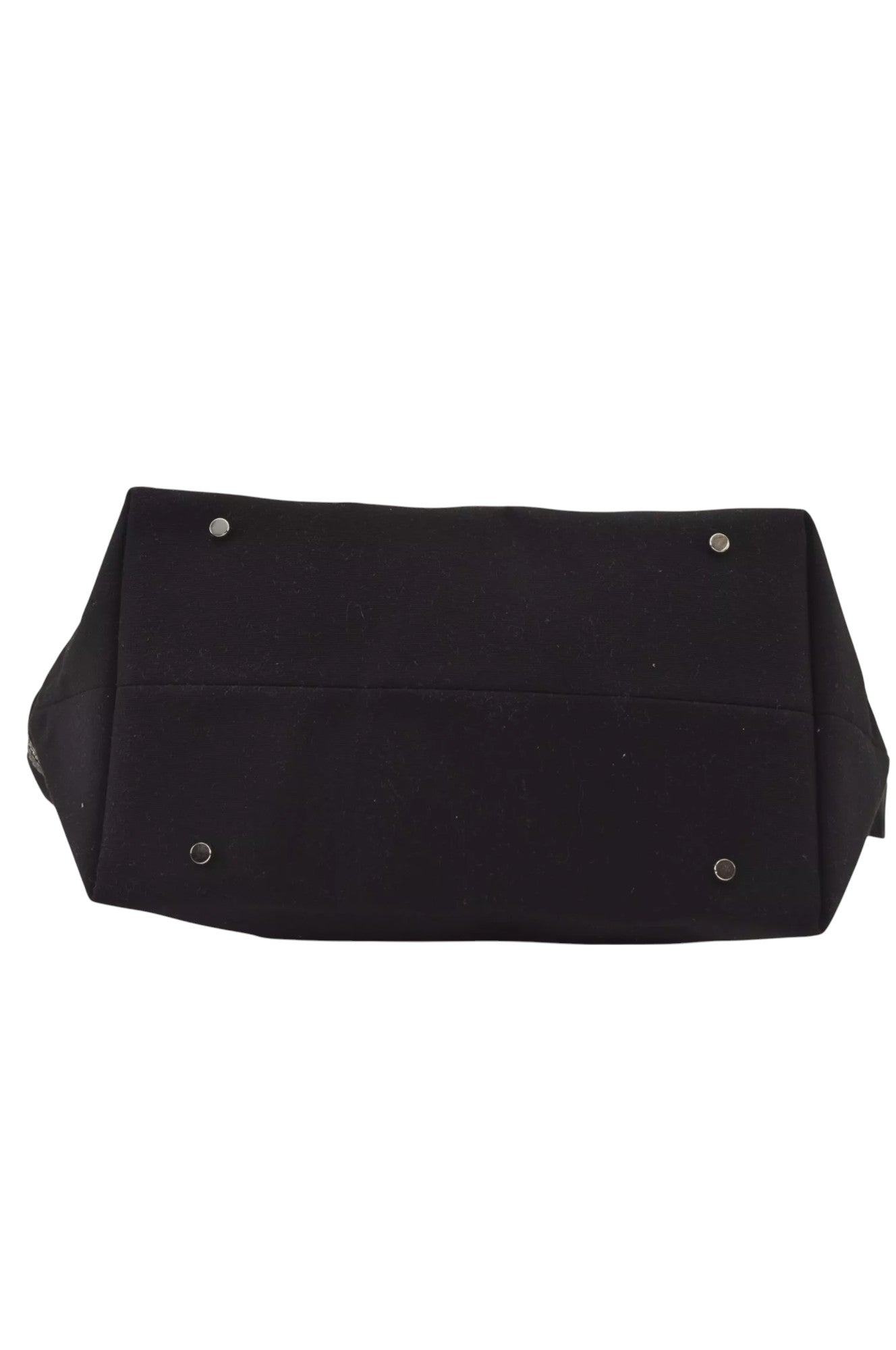 Authentic BURBERRY BLUE LABEL Hand Tote Bag Polyester Leather Black 7082L - Velora Luxury Fashion