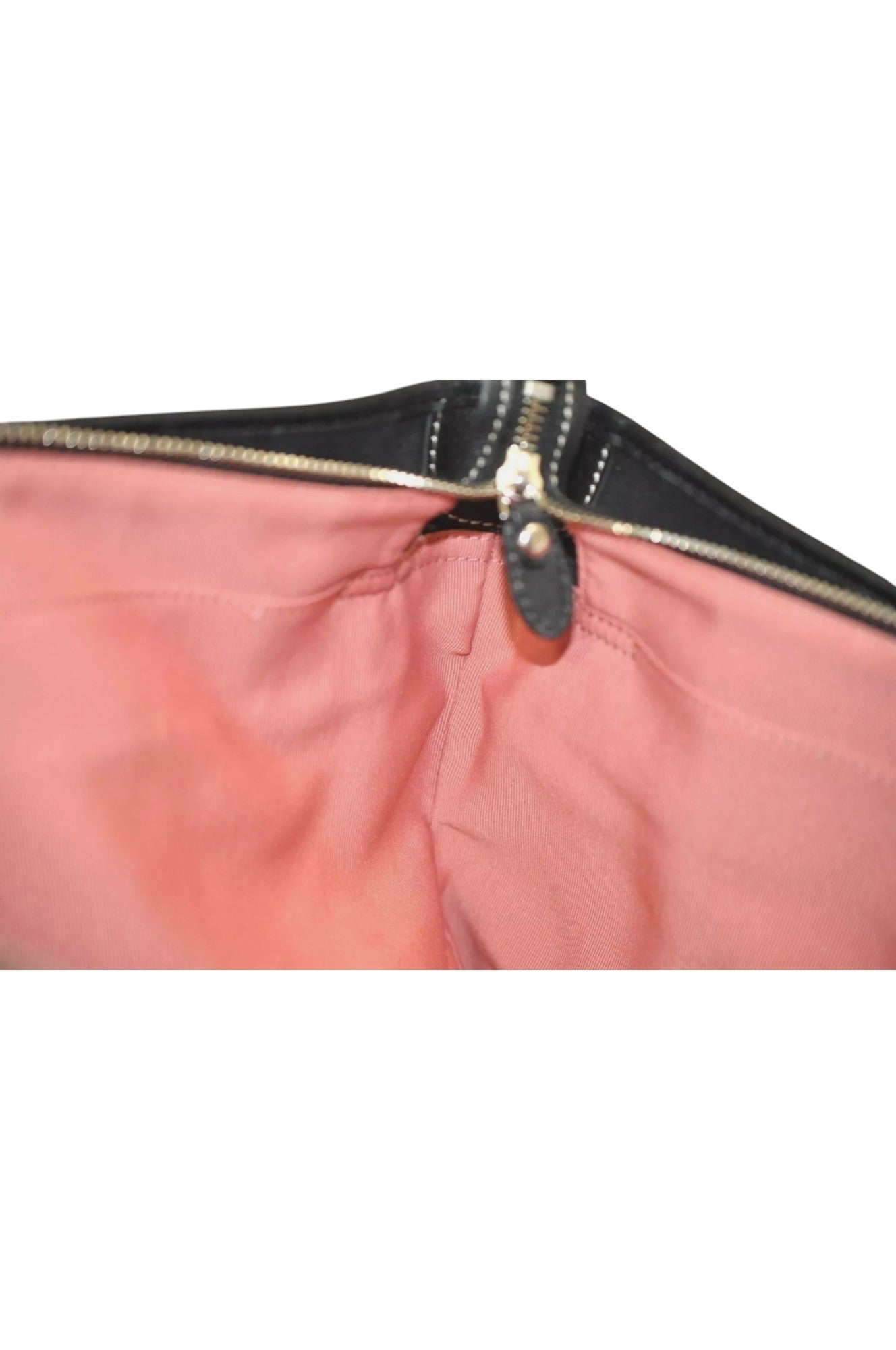 Authentic BURBERRY BLUE LABEL Hand Tote Bag Polyester Leather Black 7082L - Velora Luxury Fashion