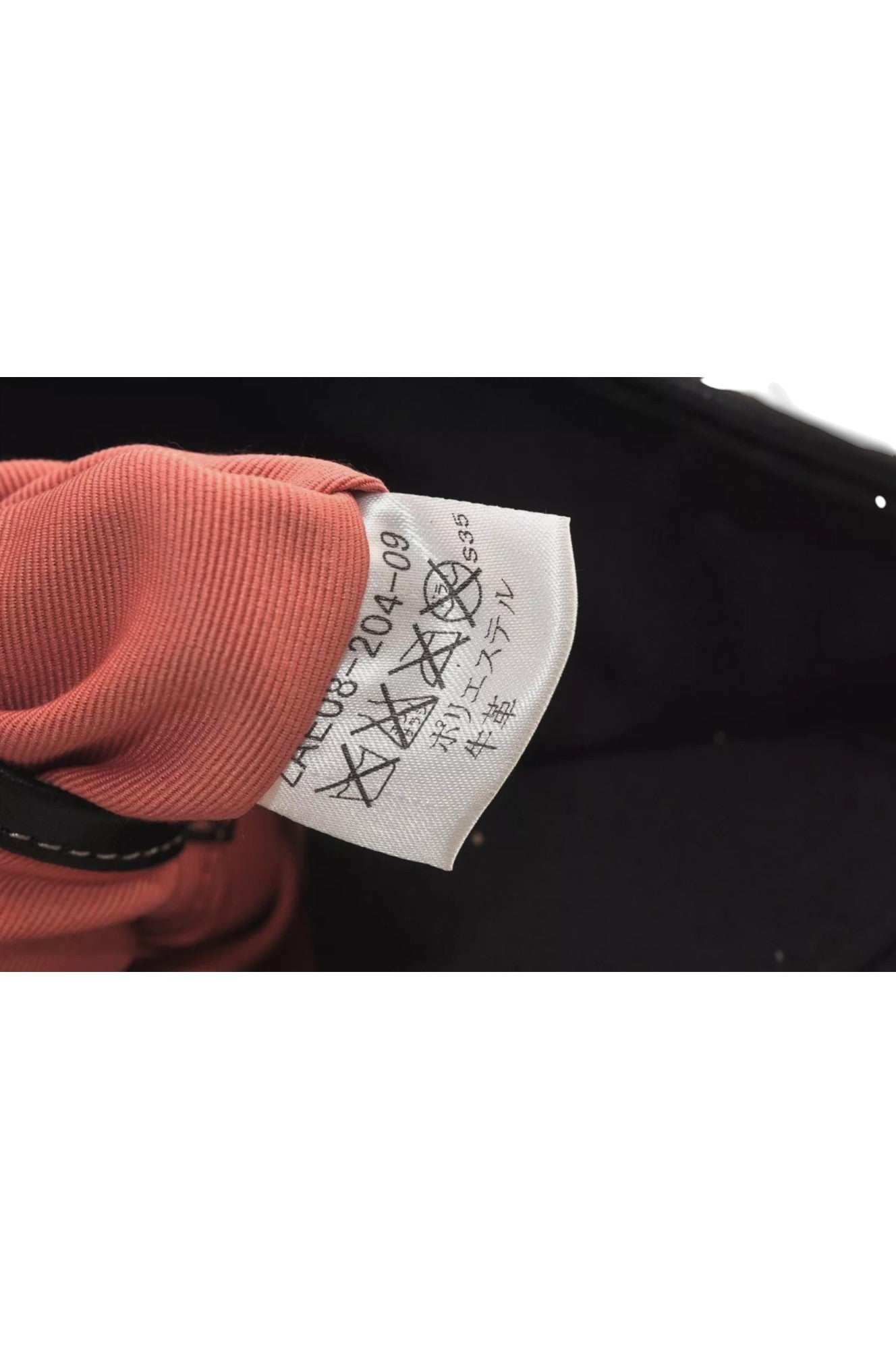 Authentic BURBERRY BLUE LABEL Hand Tote Bag Polyester Leather Black 7082L - Velora Luxury Fashion