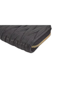 Authentic MIU MIU Vintage Matelasse Leather Coin Case Purse Black 8330L - Velora Luxury Fashion