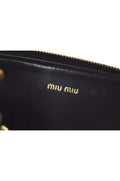 Authentic MIU MIU Vintage Matelasse Leather Coin Case Purse Black 8330L - Velora Luxury Fashion