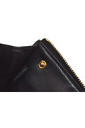 Authentic MIU MIU Vintage Matelasse Leather Coin Case Purse Black 8330L - Velora Luxury Fashion