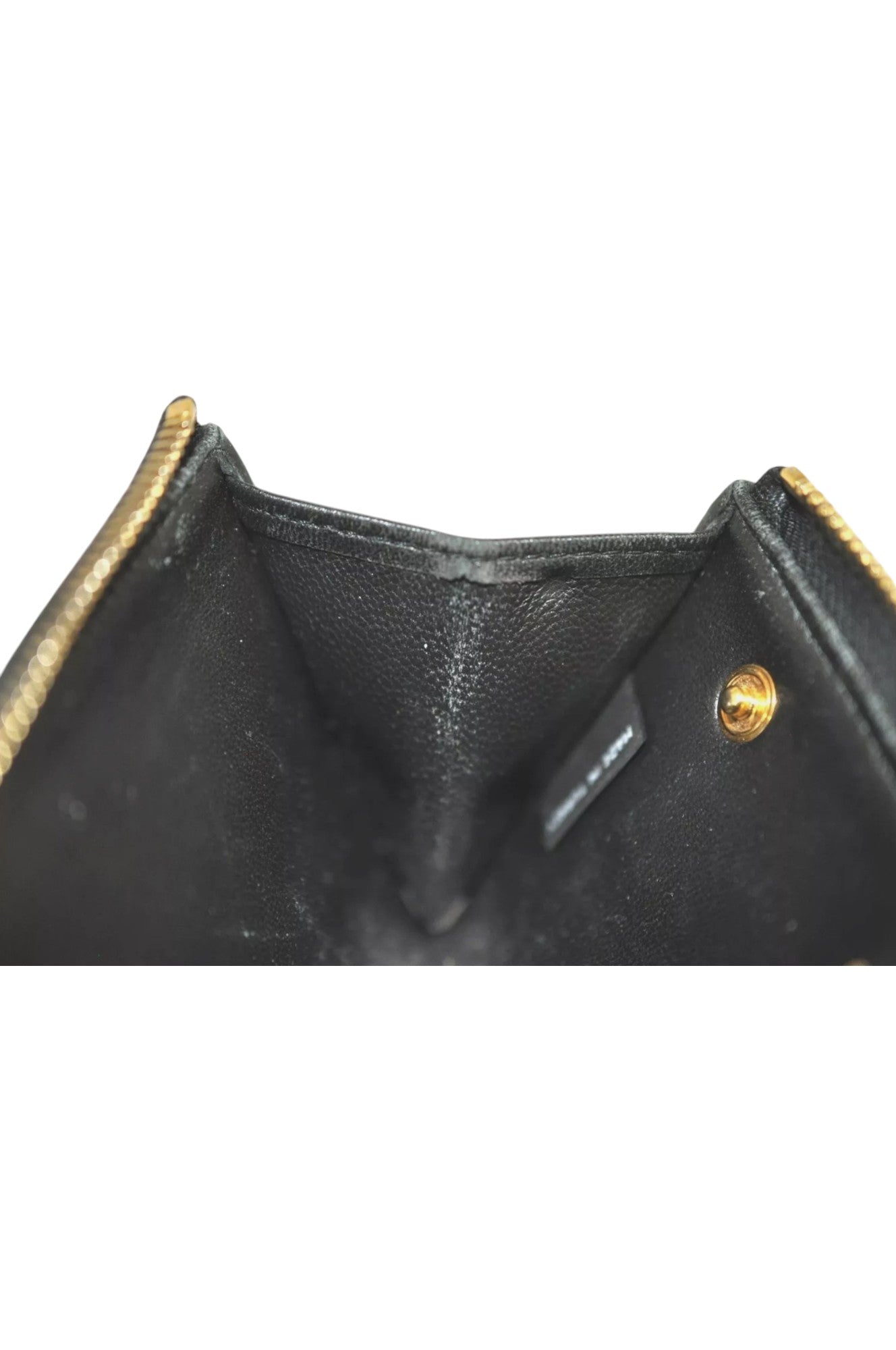 Authentic MIU MIU Vintage Matelasse Leather Coin Case Purse Black 8330L - Velora Luxury Fashion