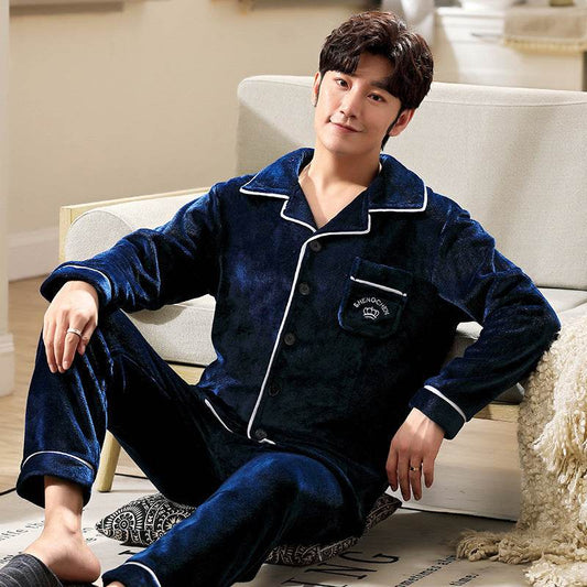 Autumn Pajamas – Flannel Trousers Sleepwear for Young Men EX-STOCK Canada