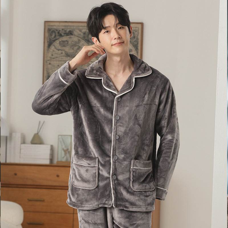 Autumn Pajamas – Flannel Trousers Sleepwear for Young Men EX-STOCK Canada