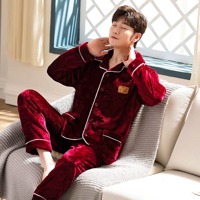 Autumn Pajamas – Flannel Trousers Sleepwear for Young Men EX-STOCK Canada