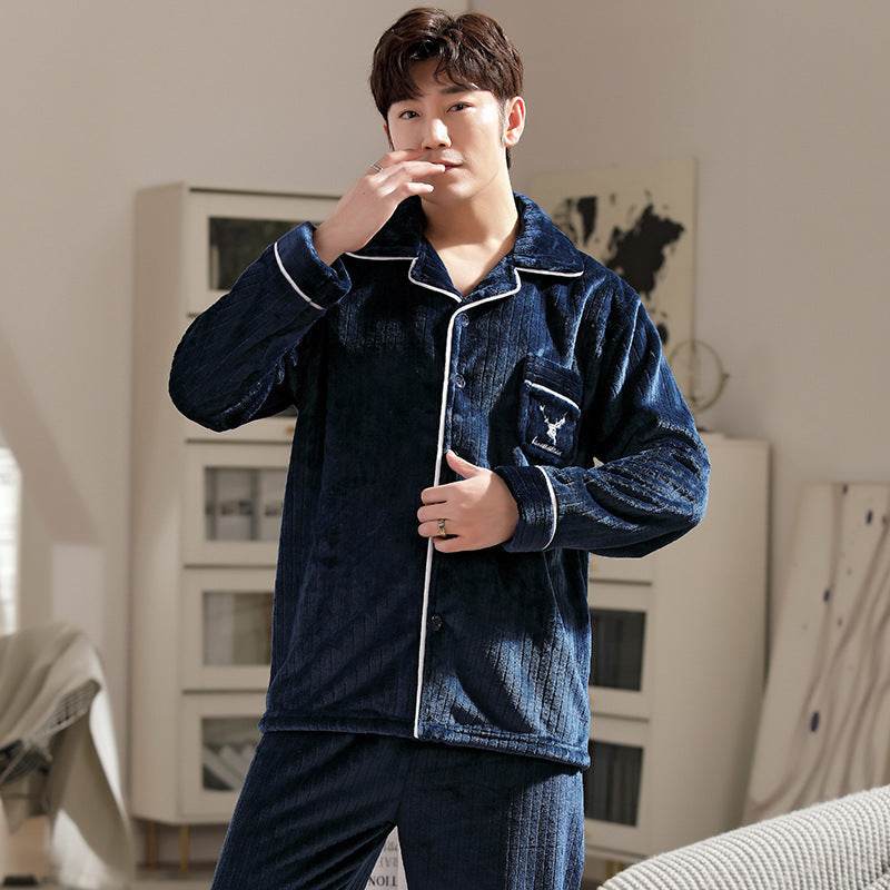 Autumn Pajamas – Flannel Trousers Sleepwear for Young Men EX-STOCK Canada