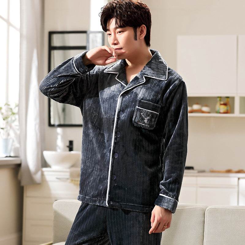 Autumn Pajamas – Flannel Trousers Sleepwear for Young Men EX-STOCK Canada