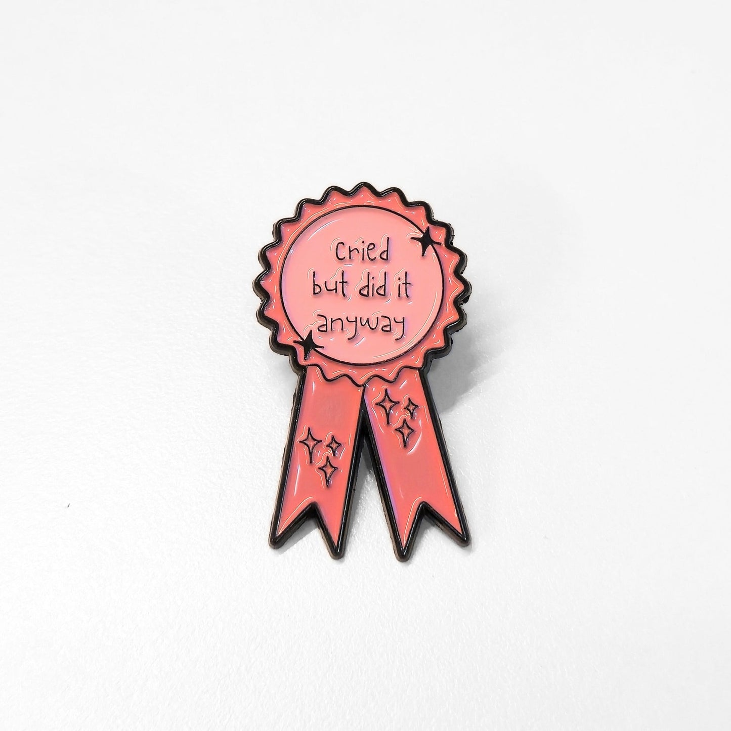 Cried But Did It Anyway (Award Ribbon) | Collectible Pin - Velora