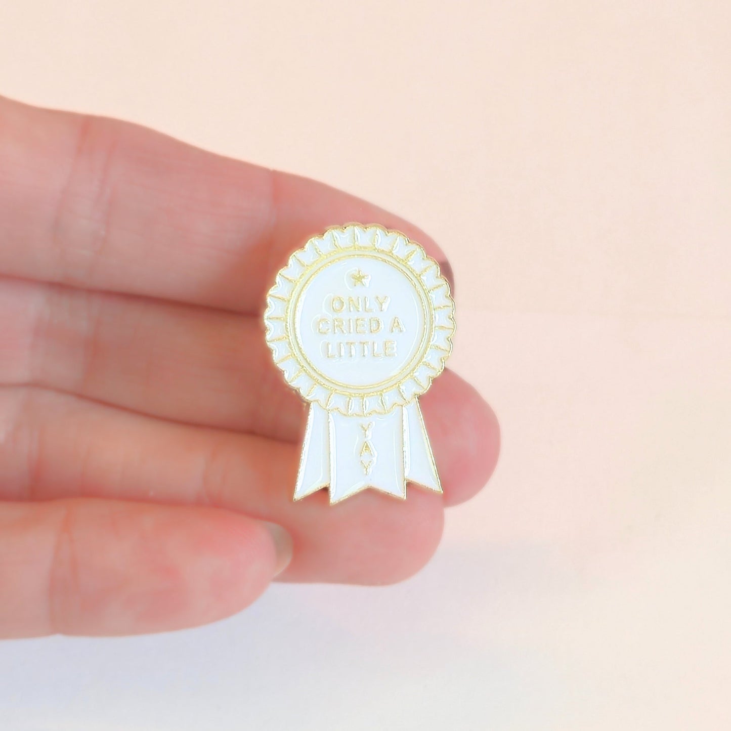 Only Cried a Little (Award Ribbon) | Collectible Pin - Velora