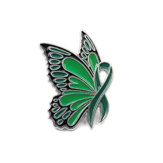 Awareness Ribbon (Green Butterfly) | Collectible Pin