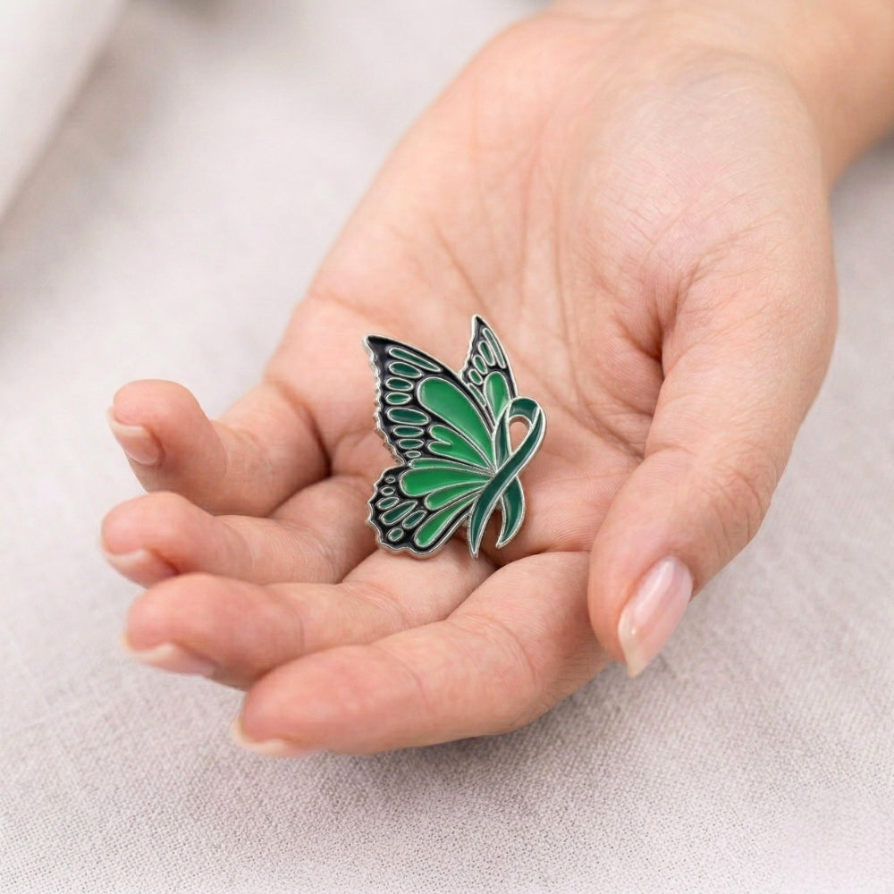 Awareness Ribbon (Green Butterfly) | Collectible Pin