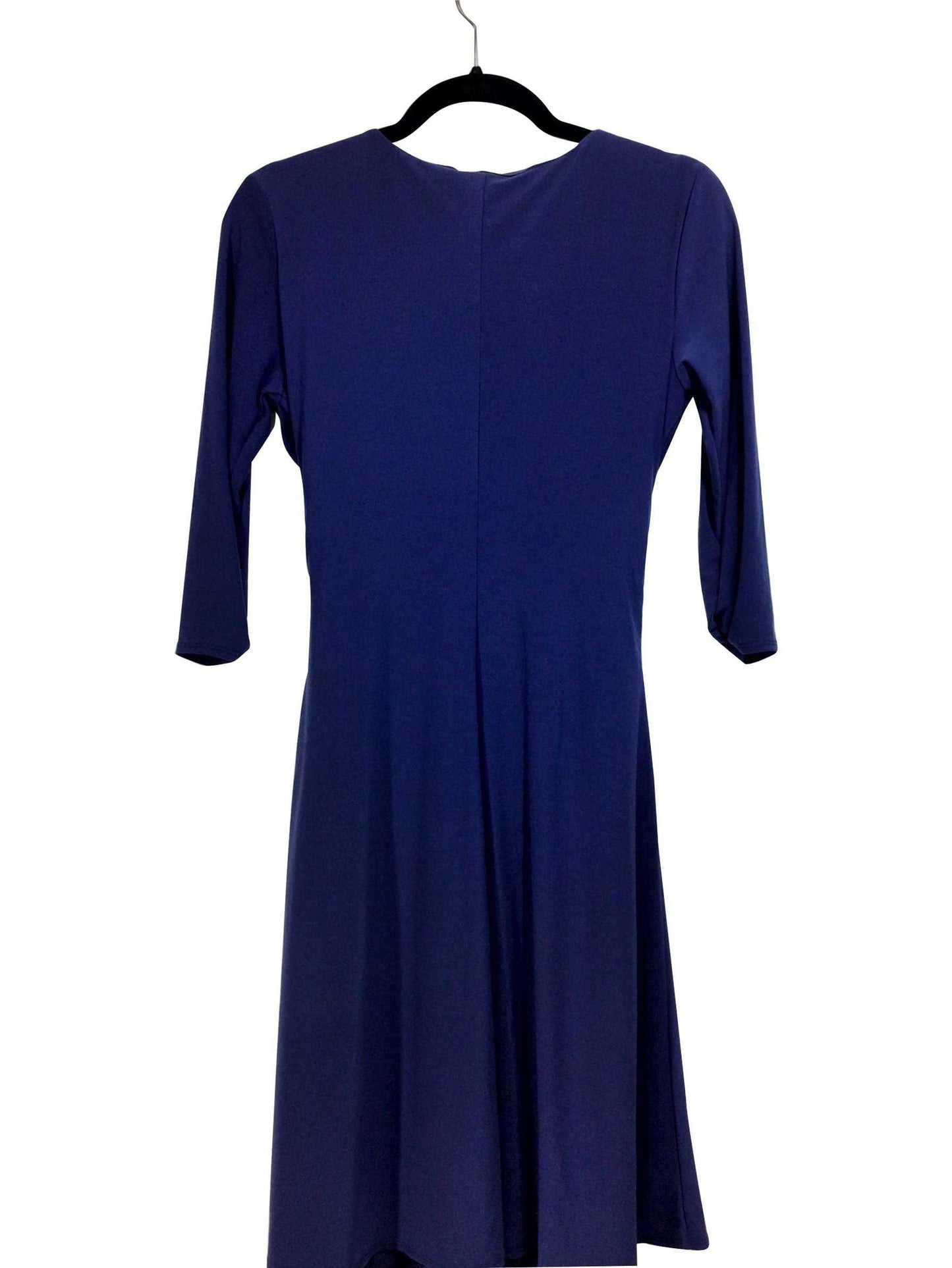 B SLIM Regular fit Wrap Dress in Blue - S - Velora
