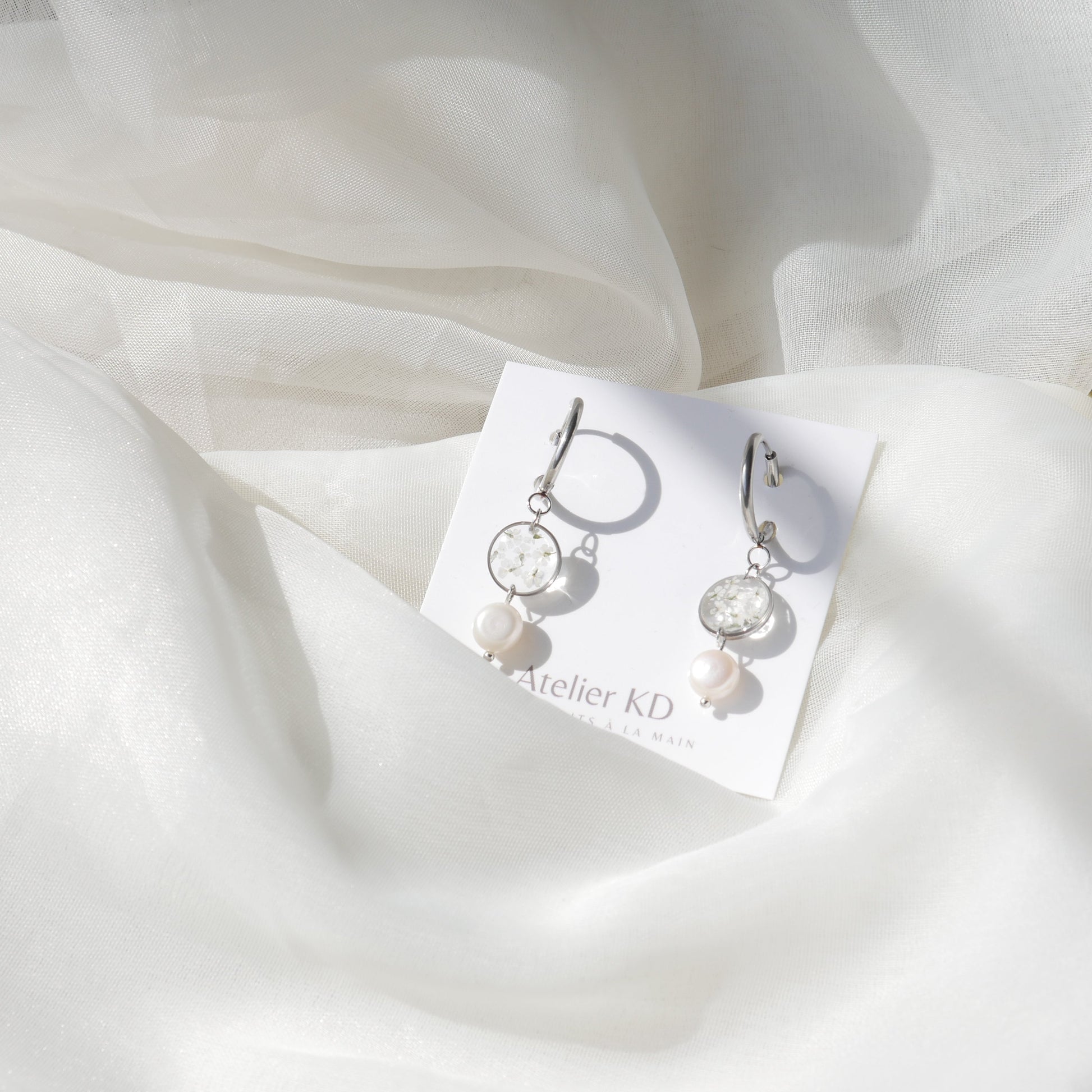 Boucles d'oreilles Perla - Lola rond - Velora
