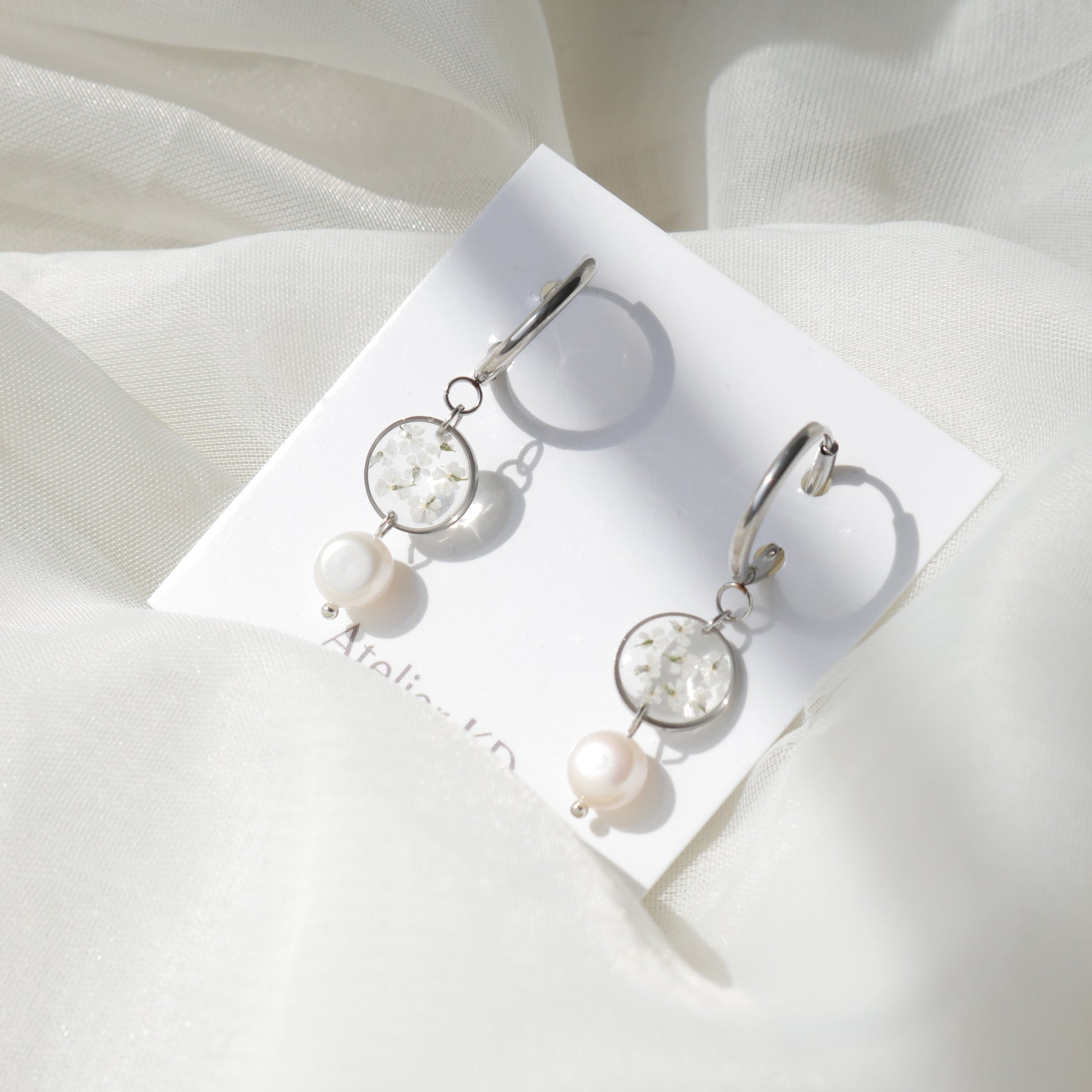 Boucles d'oreilles Perla - Lola rond - Velora