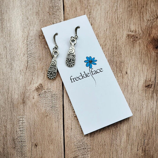 Detailed Drop Earrings - Velora