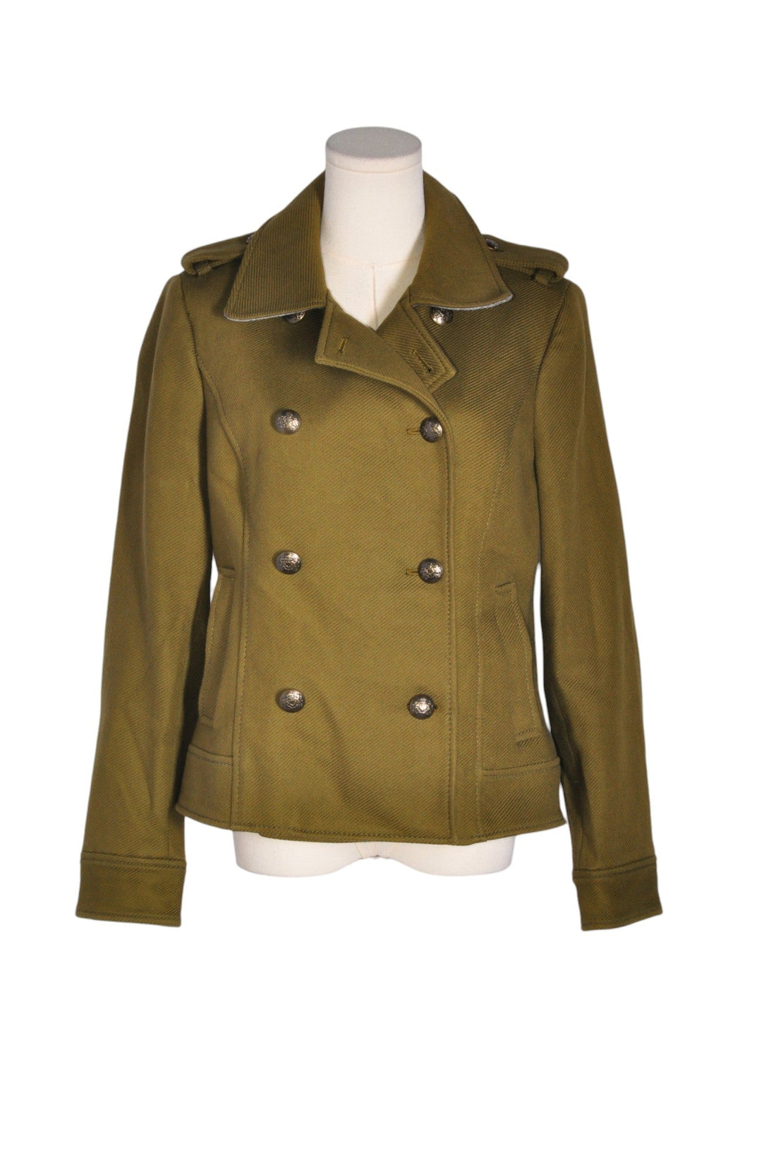 BANANA REPUBLIC Women Peacoats Regular fit in Green - S - Velora Luxury Fashion