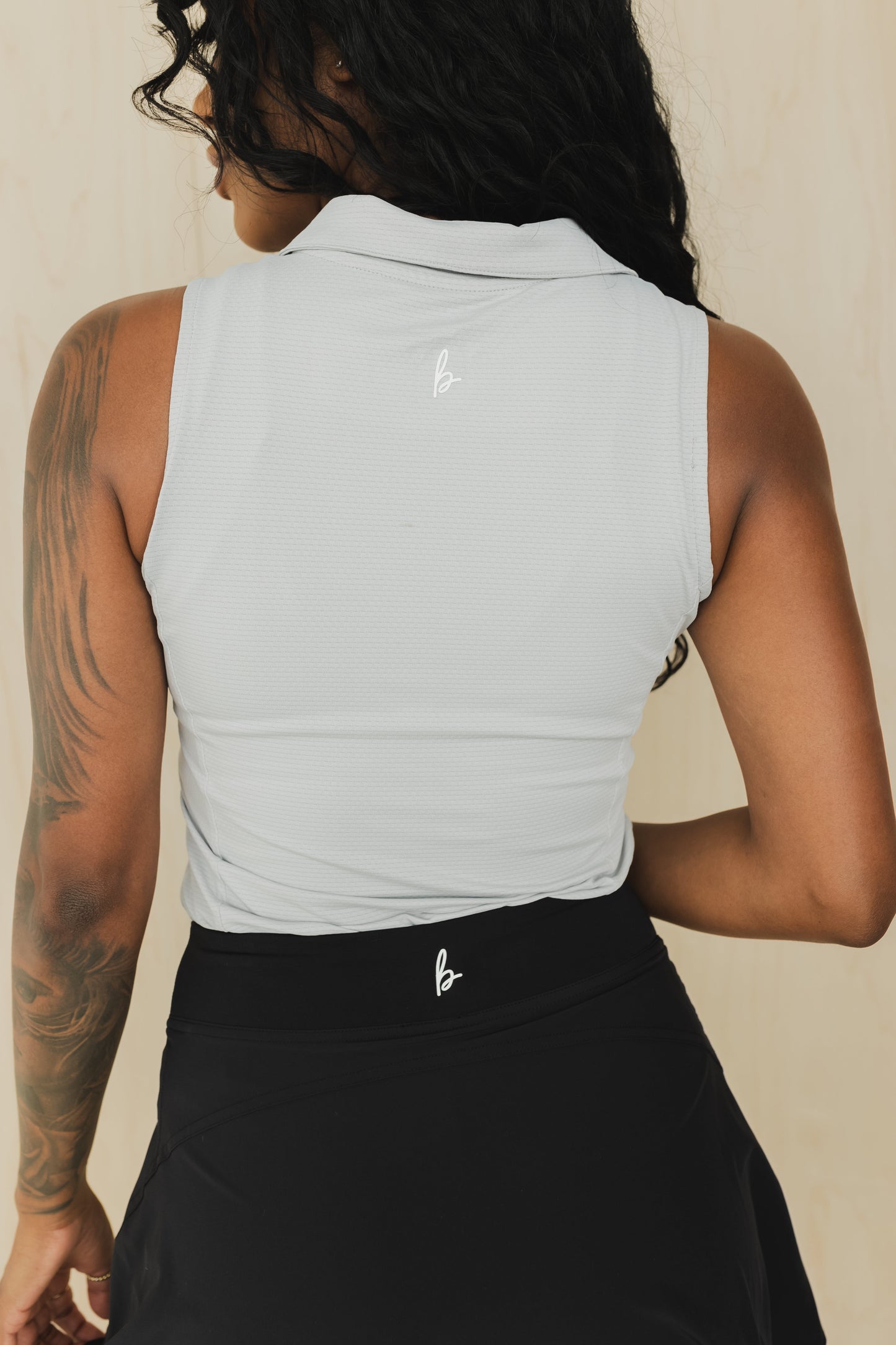Sleeveless Polo Shirt - Velora Luxury Fashion