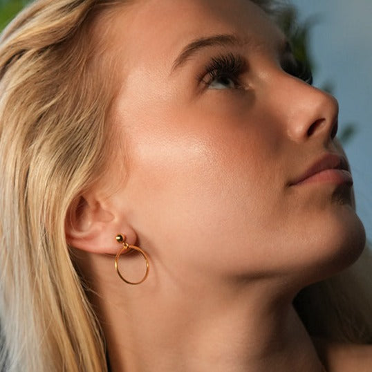 BELLA Hoop Earrings (Available in 3 Sizes) - Velora Luxury Fashion