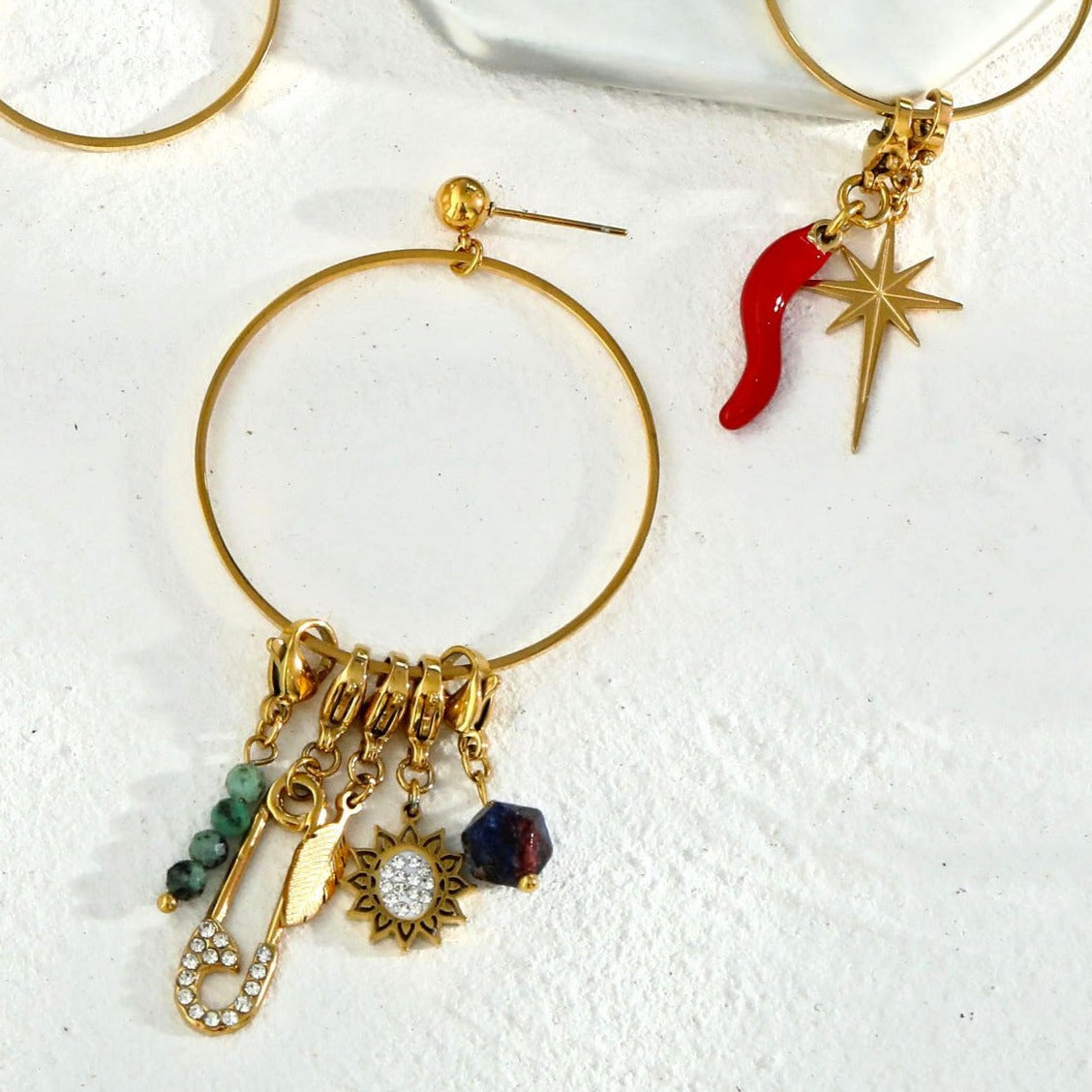 BELLA Hoop Earrings (Available in 3 Sizes) - Velora Luxury Fashion