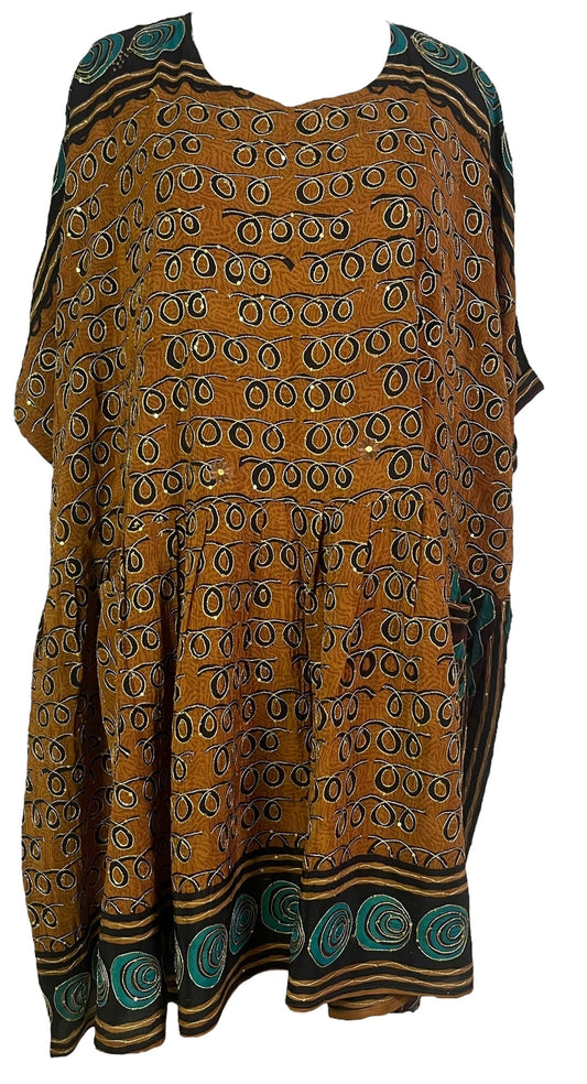 PRC6728 Avatar Pure Silk Boxy Babydoll Dress - Velora