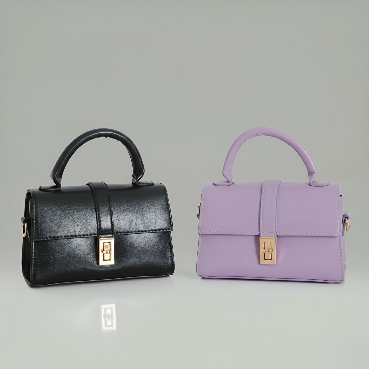 BLISS - Compact Vegan Mini Bag with Twist Closure - Velora Luxury Fashion