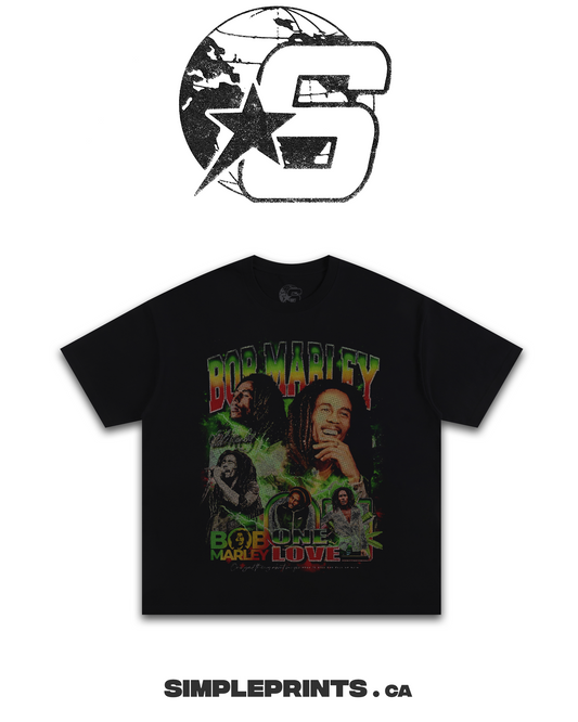 BOB MARLEY Graphic T-Shirt - Velora Luxury Fashion