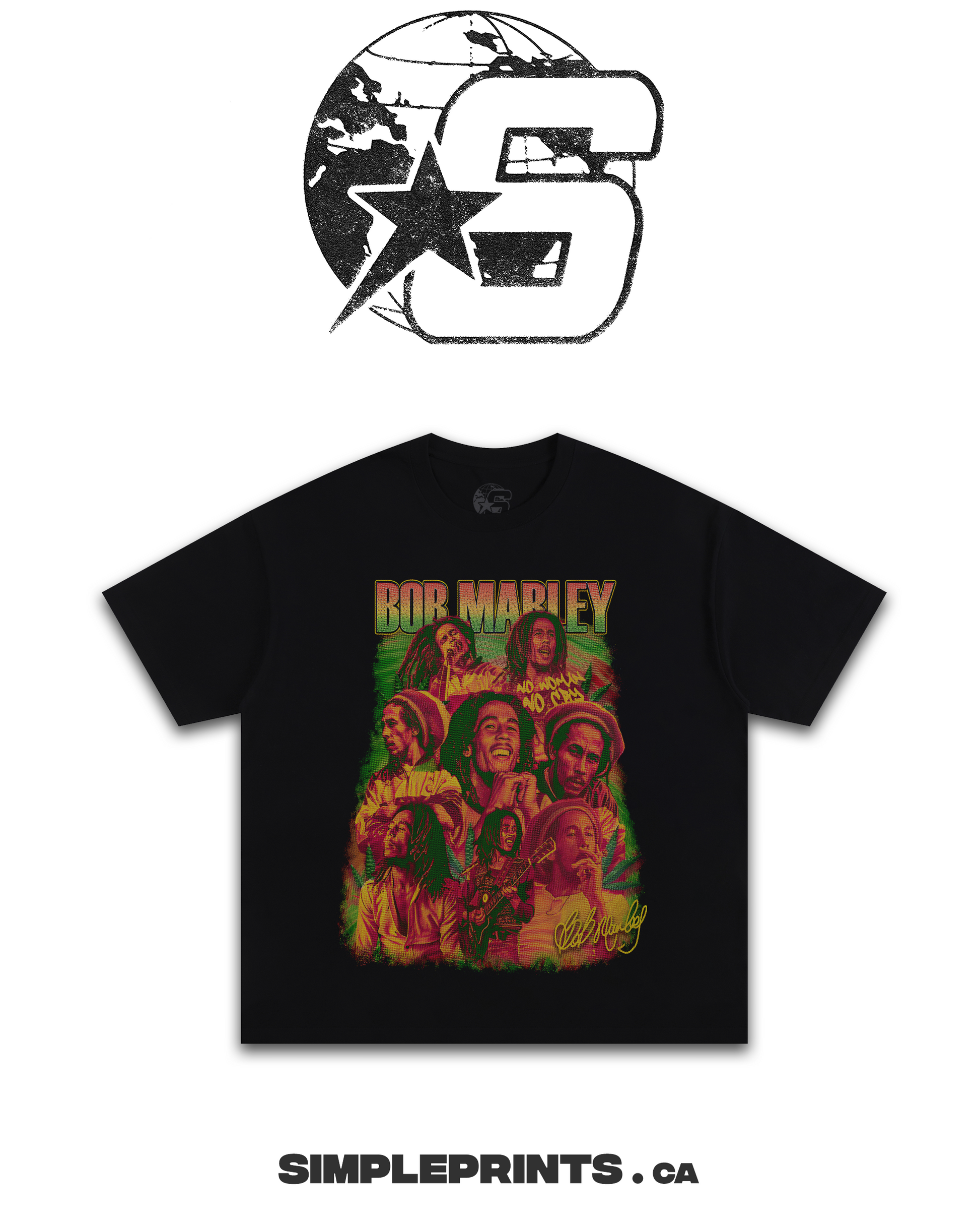 BOB MARLEY VOL 2 Graphic T-Shirt - Velora Luxury Fashion
