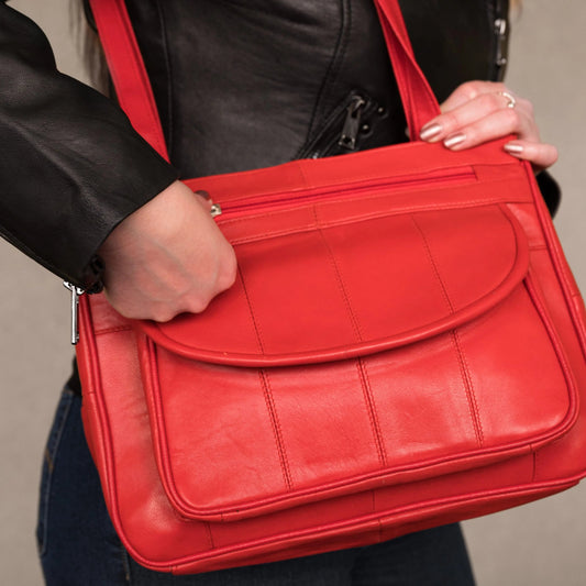 Ladies Soft Leather Shoulder Bag Boutique of Leathers/Open Road