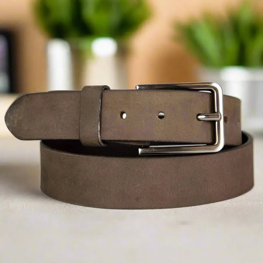 BOL Men's Distressed Leather Belt - Velora Luxury Fashion