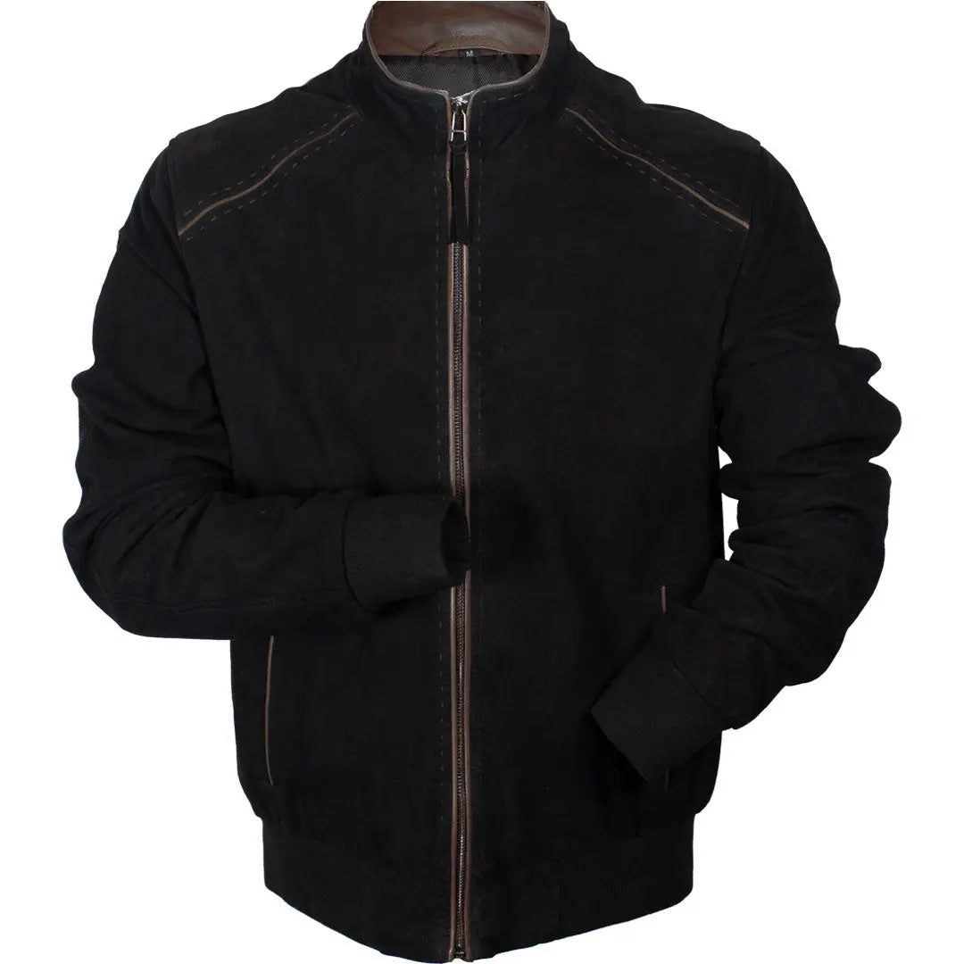 BOL Men's Enzo Goat Suede Leather Jacket - Velora Luxury Fashion
