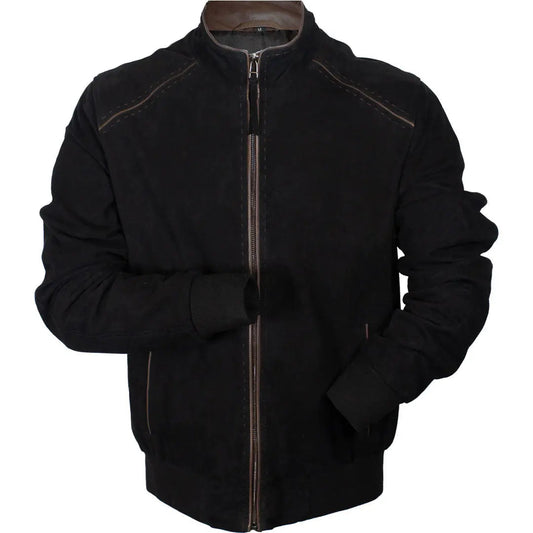 BOL Men's Enzo Goat Suede Leather Jacket - Velora Luxury Fashion