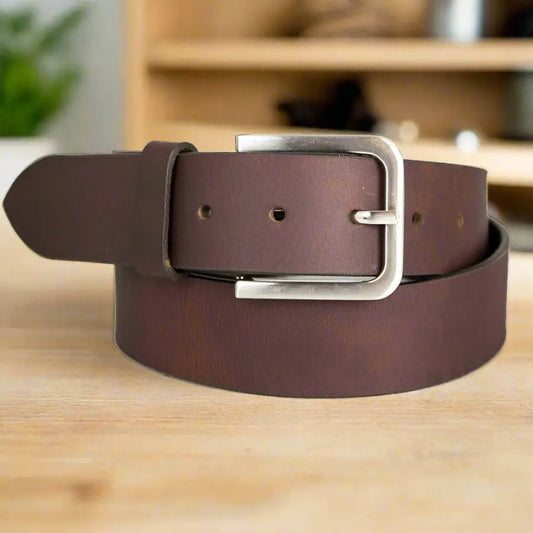 BOL Men's Removable Buckle Solid Leather Belt - Velora Luxury Fashion
